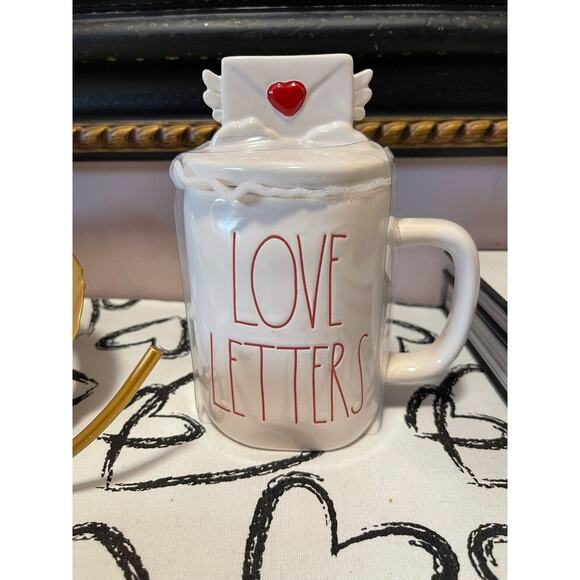 Rae Dunn Love Letters Mug New And Sealed Never Used - Picture 1 of 5